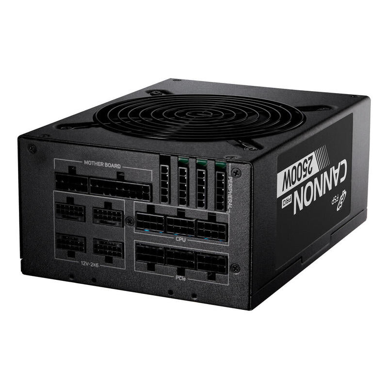 Fsp Cannon Pro 2500, Fuente De Alimentación Para Pc Negra, 4x 12 Pines, 3x Pcie, Gestión De Cables, 2500 Vatios Ppa25a0102