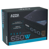 Fuente Alimentacion Akyga Atx Power Supply 650w Azza 5xsata 2xpci-E 1xeps 80+ Bronze Fan 12cm Rohs