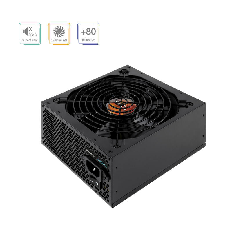 Fuente De Alimentación Tooq Tqhelios-850sp 850w Ventilador 12cm 80 Plus Bronze