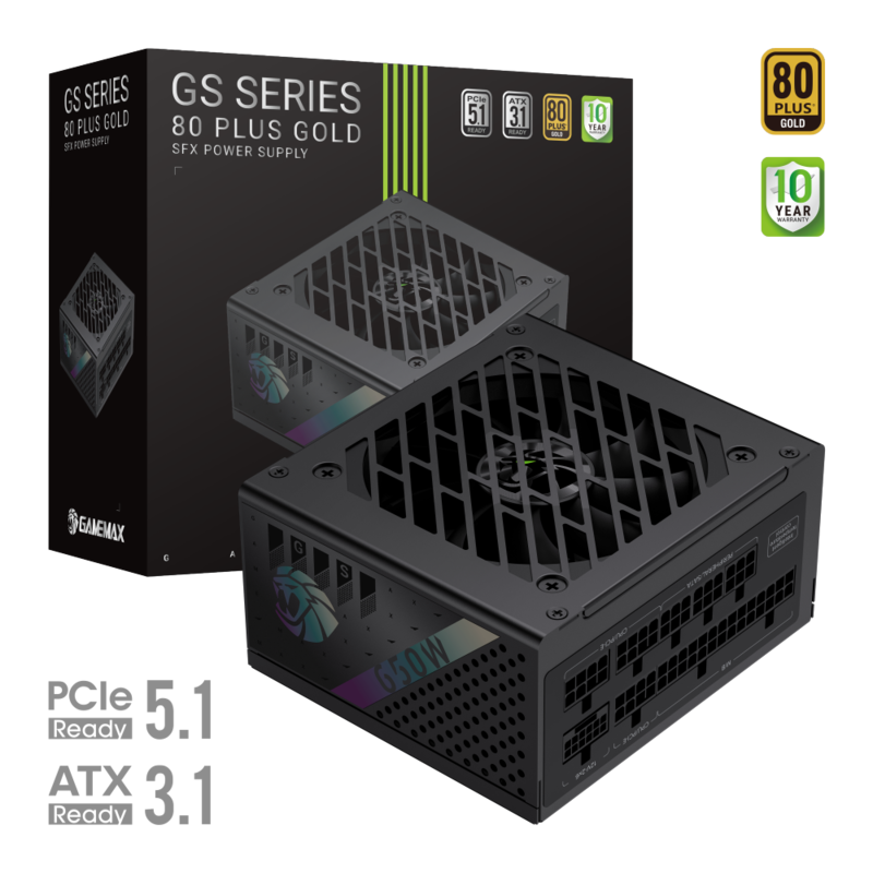 Fuente Alimentacion Gamemax  Psu  Gs 650g 650w  Sfx  Full Modular Gs 650g