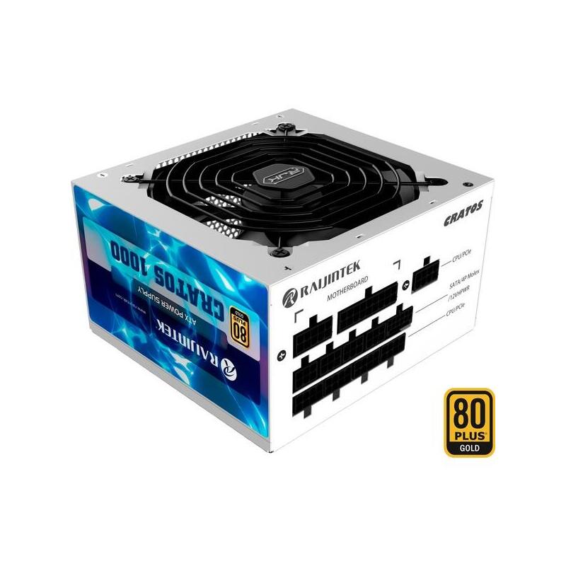 Fuente Alimentacíon Raijintek Cratos 1000 Blanco 1000w 0r30b00006