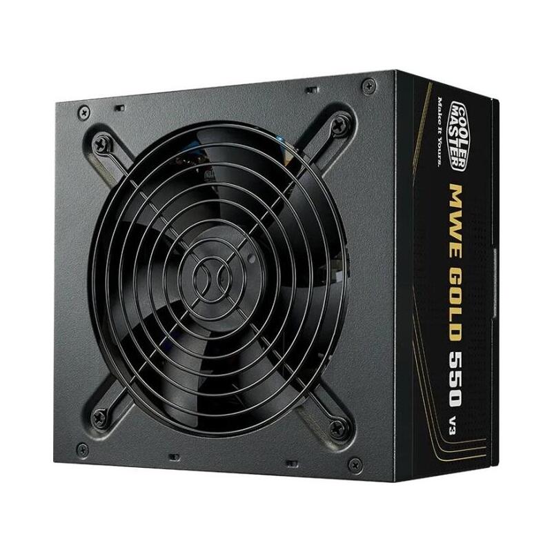 Fuente De Alimentacion Cooler Master 80 Plus Gold 550w Atx 3.1 - Pfc Activo - Ventilador 120mm