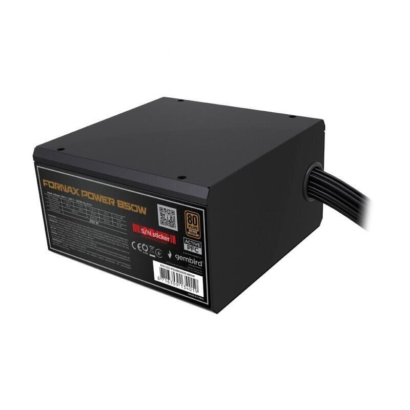 Fuente De Alimentación  Gembird Ccc-Psubronze-850w Fornax Power 850w Pfc Activo Ventilador De 12 Cm Caja Color 80+Bronce