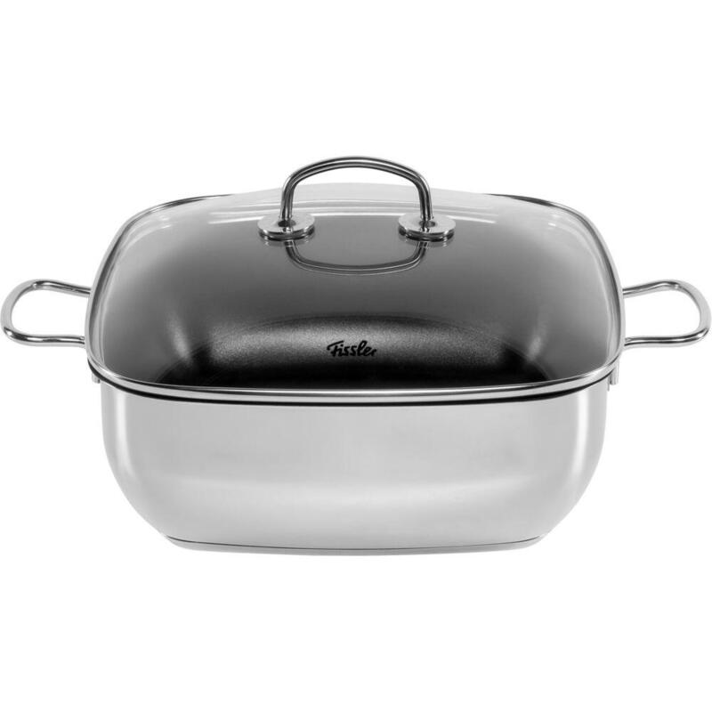 Fuente Para Asar Fissler Secural De Acero Inoxidable 28cm
