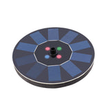 Fuente Solar De Jardín, De Plástico, Luz Rgb, 4 Leds; Ø16 X 3,5 Cm