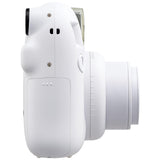 Fujifilm Instax Mini 12 Clay White Camara Instantanea - Tamaño De Imagen 62x46mm - Flash Auto - Exposicion Automatica - Mini Espejo Para Selfies - Modo Primer Plano