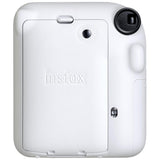 Fujifilm Instax Mini 12 Clay White Camara Instantanea - Tamaño De Imagen 62x46mm - Flash Auto - Exposicion Automatica - Mini Espejo Para Selfies - Modo Primer Plano