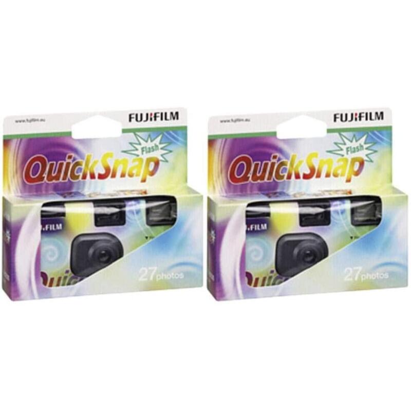 Fujifilm Quicksnap Flash 27 Cámara Desechable 2 Pzas Flash Incorporado