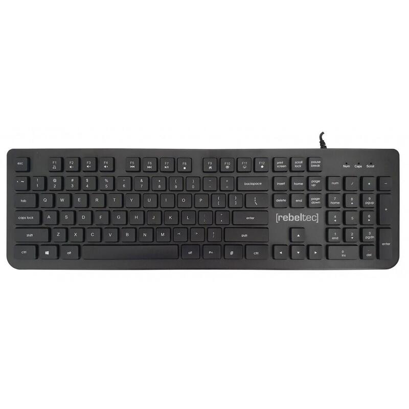 Full Size Usb Multimedia L Keyboard Solidero
