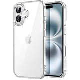 Funda Antigolpes Premium Para Iphone 16 6.1" Acrílico Anti-Amarillo Transparente