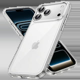 Funda Antigolpes Premium Para Iphone 17 Pro Acrílico Anti-Amarillo Transparente