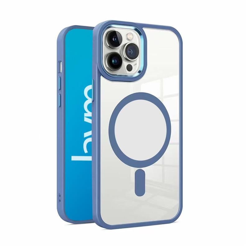 Funda Bumper Compatible Magsafe Para Iphone 16 Pro - Azul - Jaym®