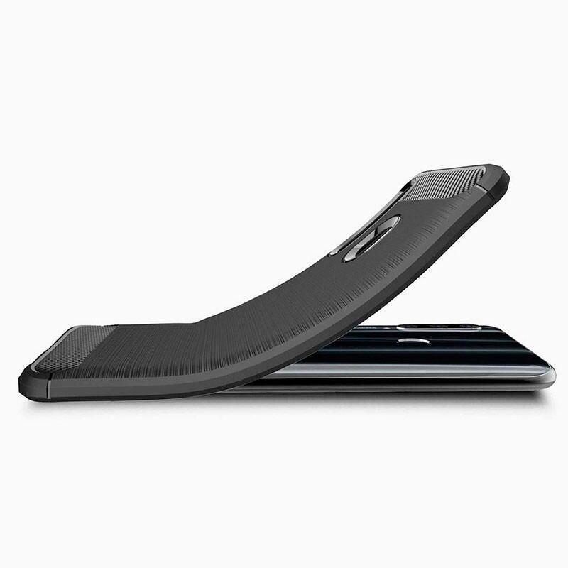 Funda Carbon Ultra Huawei Honor 20 Lite (Negro)