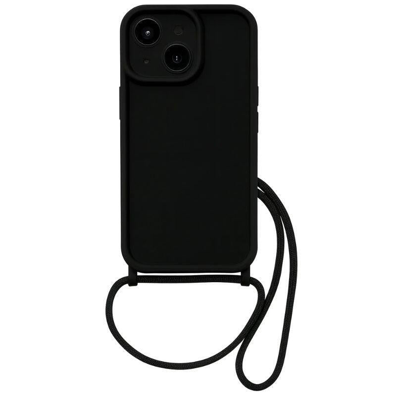 Funda Colgante De Silicona Iphone 13 Negro