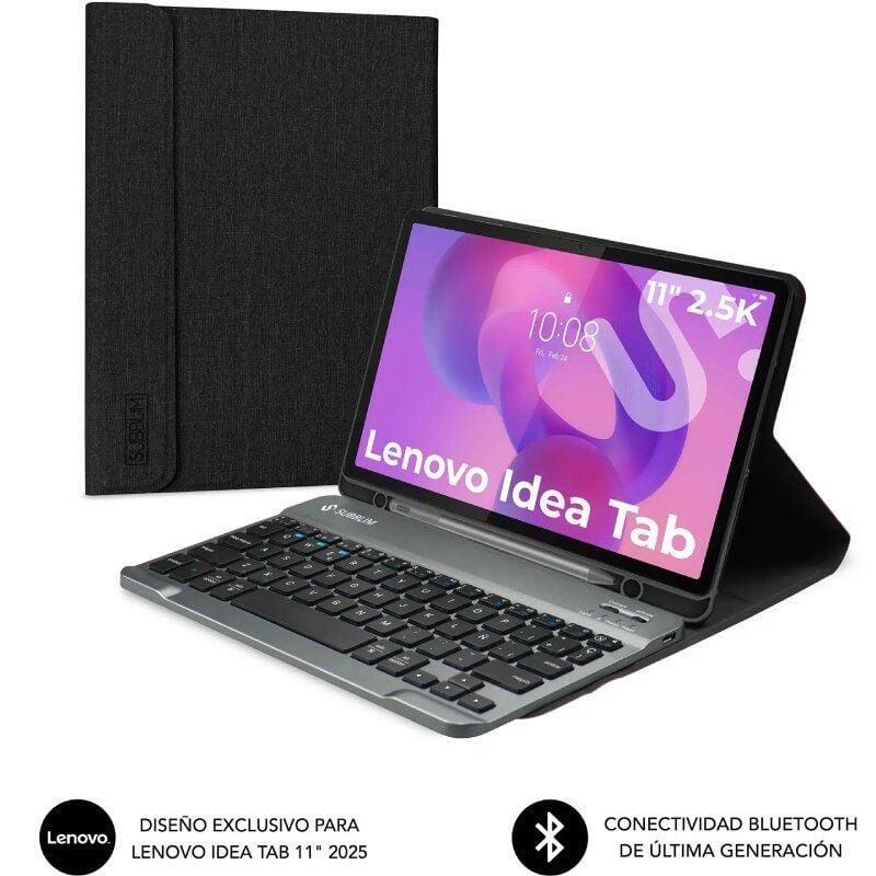 Funda Con Teclado Subblim Keytab Pro Bt Lenovo Idea Tab 11' 2025 Negra