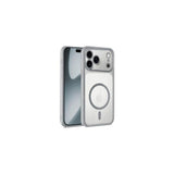 Funda Cool Iphone 17 Pro Magnetica Borde Plata