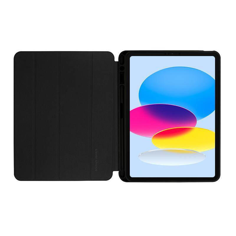 Funda Crong Flexfolio Para Ipad 10.9" (2022) Con Función Apple Pencil Negro