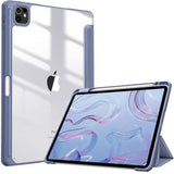 Funda Crystal Apple Ipad Pro 2024 13 Compatible Azul