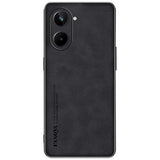 Funda De Cuero Pu Realme 10 Negro