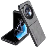 Funda De Polipiel Para Nubia Flip Gris