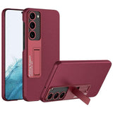 Funda  Samsung Galaxy S23 Ultra Con Soporte Borgoña