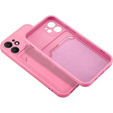 Funda De Silicona Apple Iphone 14 Rosa Con Cartera