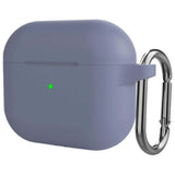 Funda De Silicona Con Mosquetón Para Apple Airpods 3ª Gen Azul Oscuro