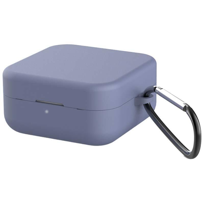 Funda De Silicona Con Mosquetón Para Xiaomi Mi True Wireless 2 Basic Azul Oscuro