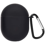 Funda De Silicona Con Mosquetón Para Xiaomi Redmi Buds 3 Pro / Poco Buds Pro Negro