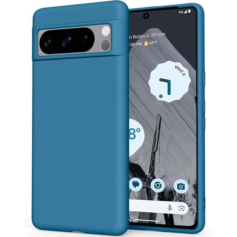 Funda De Silicona Google Pixel 8 Pro Azul
