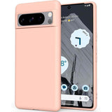 Funda De Silicona Google Pixel 8 Pro Rosa