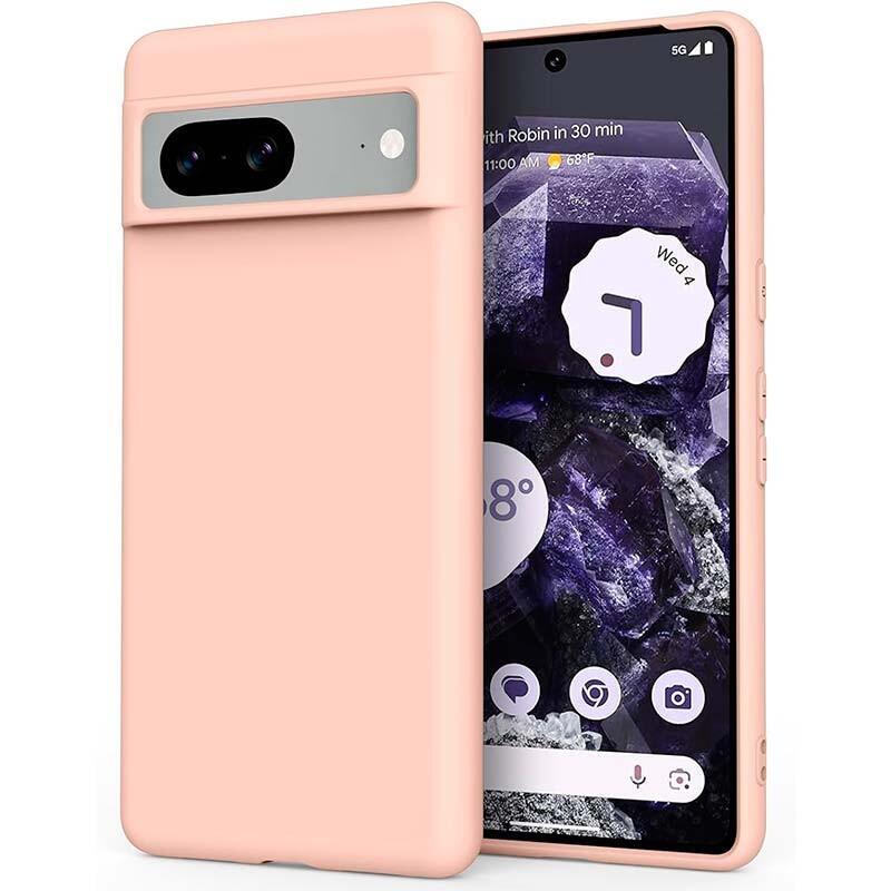 Funda De Silicona Google Pixel 8 Rosa