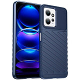 Funda De Silicona Shockproof Armor Xiaomi Redmi Note 12 4g Negro