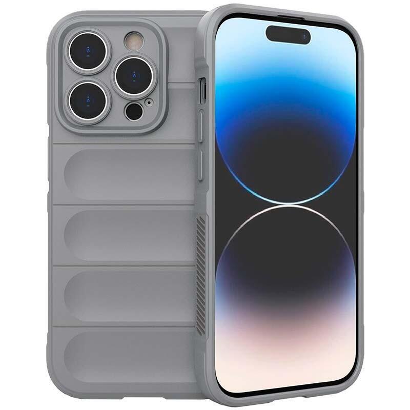 Funda De Silicona Wave Iphone 15 Pro Gris Claro