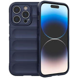 Funda De Silicona Wave Iphone 15 Pro Max Azul Oscuro