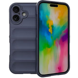 Funda De Silicona Wave Iphone 16 Azul Oscuro