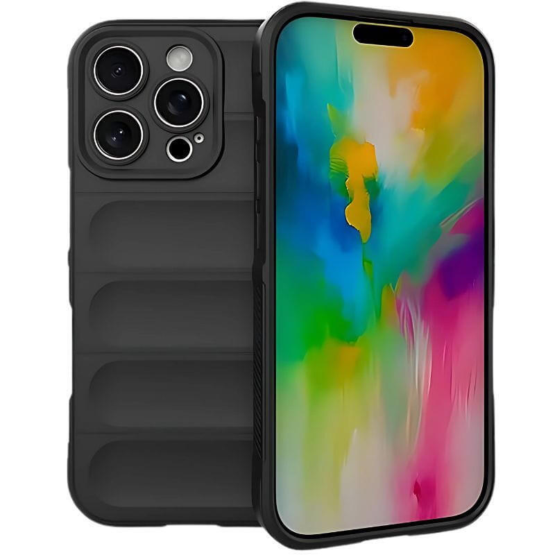 Funda De Silicona Wave Iphone 16 Pro Negro