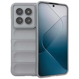 Funda De Silicona Wave Xiaomi 14 Gris Claro
