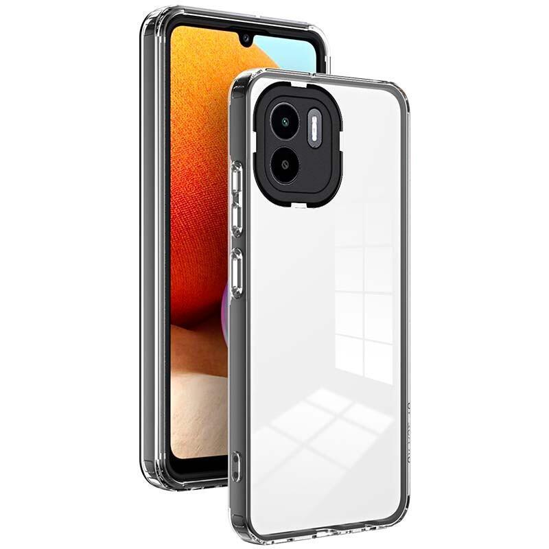 Funda De Silicona Xiaomi Redmi A1 / Redmi A2 Con Bumper Negro