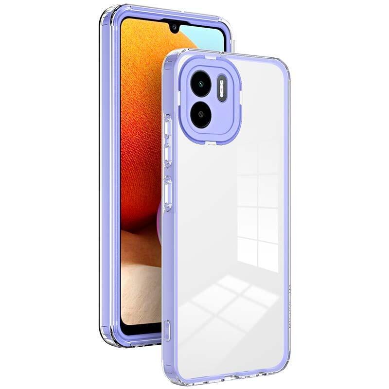 Funda De Silicona Xiaomi Redmi A1 / Redmi A2 Con Bumper Violeta