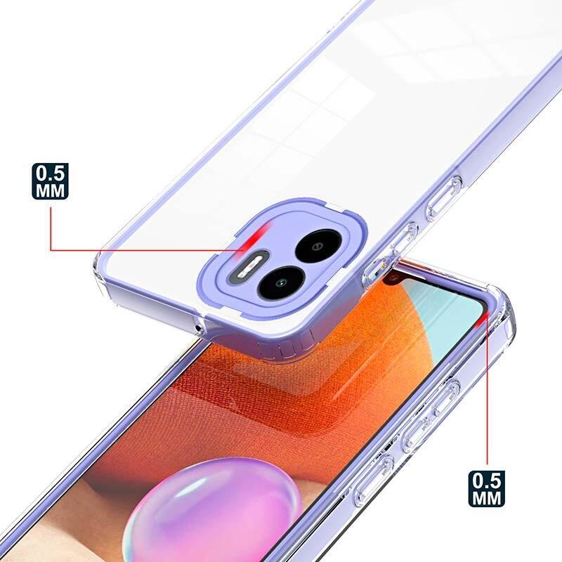 Funda De Silicona Xiaomi Redmi A1 / Redmi A2 Con Bumper Violeta