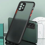 Funda Dual Mate Samsung Galaxy A12 A125 / A12 A127 / M12 Negro+Rojo