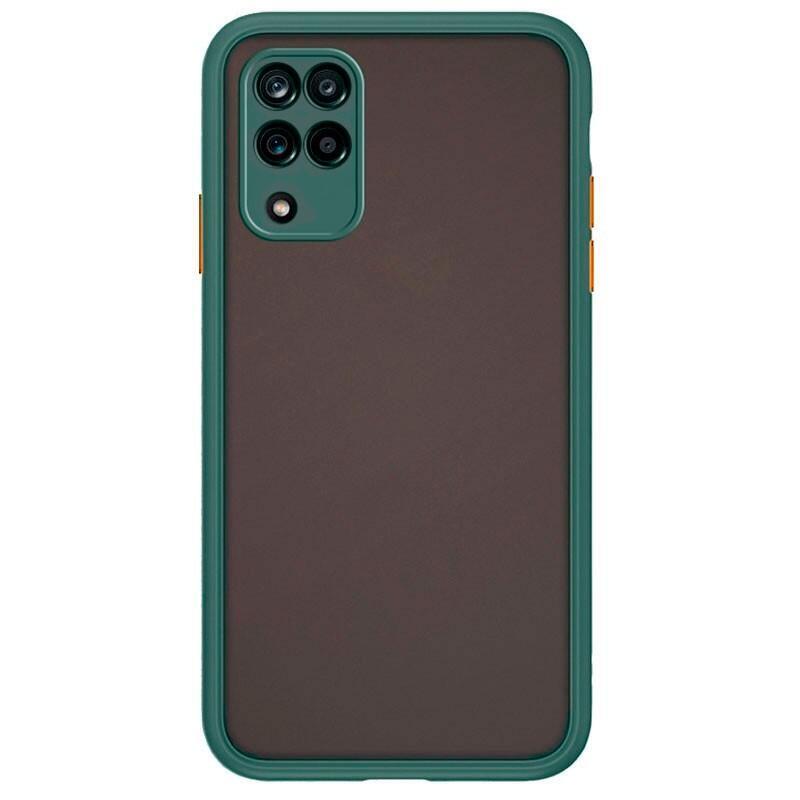 Funda Dual Mate Samsung Galaxy A12 A125 / A12 A127 / M12 Verde+Naranja