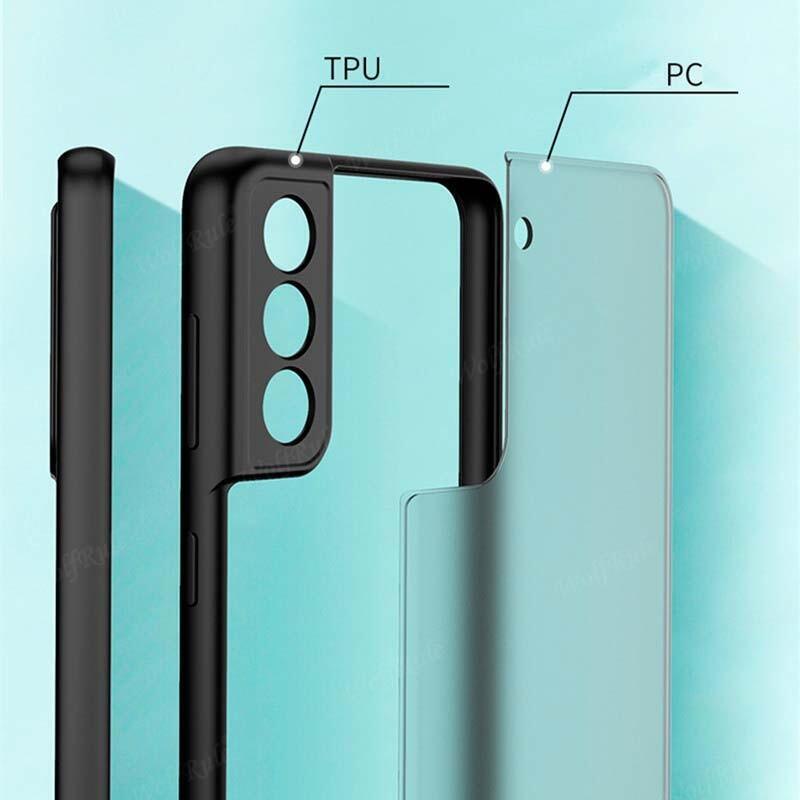 Funda Dual Mate Samsung Galaxy S21 Fe Negro+Rojo