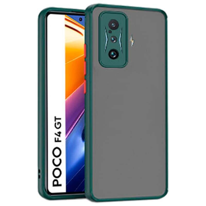 Funda Dual Mate Xiaomi Poco F4 Gt Verde+Naranja