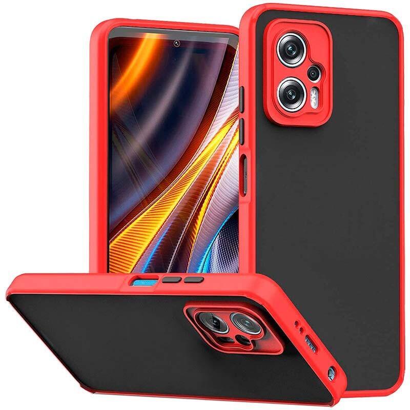 Funda Dual Mate Xiaomi Poco X4 Gt Rojo+Negro