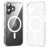 Funda Dura Con Magsafe Vention Kugt0-20 Compatible Con Iphone 16 Plus Transparente