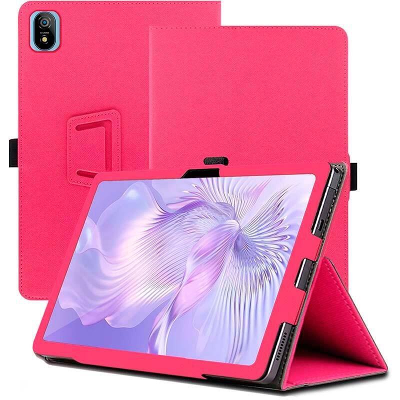 Funda Inteligente De Pu Blackview Tab 18 Con Soporte Rosa