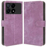 Funda Libro 360º Protection Xiaomi Poco F6 Pro 5g Púrpura