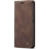 Funda Libro Magnetic Wallet Xiaomi Poco F5 Marrón Oscuro